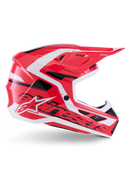 Alpinestars M7 Deed MX Helmet (Red/Black/White/Glossy)