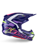 Alpinestars M7 Deed Motocross Helmet (Purple/Pink/Glossy)