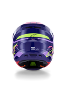 Alpinestars M7 Deed Motocross Helmet (Purple/Pink/Glossy)