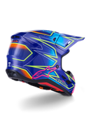 Alpinestars S M7 Cast Motocross Helmet (Blue/Pink/Yellow/Fluo Glossy)