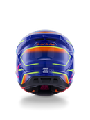 Alpinestars S M7 Cast Motocross Helmet (Blue/Pink/Yellow/Fluo Glossy)