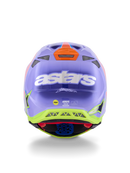 Alpinestars Supertech S M10 Motocross Helmet (Purple/Yellow/Pink)