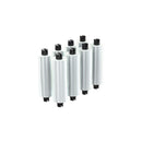 Seven ALPINESTARS Wide Vision Film Rolls, made of translucent plastic, stand upright in two rows. Each has black plastic ends suitable for a dispenser. The set is highlighted against a plain white background.