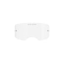 The Vision 8/5/3 Clear Lens by Crown Kiwi Enterprises Limited features a transparent, curved design with discreet text saying "ONE GOAL. ONE VISION." on the center, and small attachment points on both sides against a plain white backdrop.