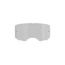 The Vision 8/5/3 Lens by Crown Kiwi Enterprises Limited is a clear, curved visor with six attachment points and "Vision Lens" text at the top center. Available in Medium Smoke, it is showcased against a plain white background.