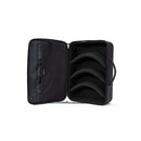 The Supertech Vision Goggle Case by Crown Kiwi Enterprises Limited is a durable black carrying case featuring a handle, "alpinestars" in gray, and a red star logo. The motto "ONE GOAL. ONE VISION." stands out below, making it perfect for securely storing goggles on your adventures.