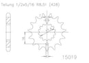 SPROCKET FRONT MOTO MASTER STEEL 13T YAMAHA YZ85 02-ON