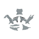 PLASTICS KIT RTECH 6 PIECE GREY BLACK KTM SX SXF