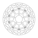 BRAKE DISC FRONT MOTO MASTER HALO FLOATING KAWASAKI SUZUKI 310MM
