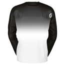 SCOTT Swap EVO MX Jersey, Caviar Black/Bright White - back