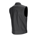 ARGON Vice Leather Vest - Black