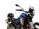 The Ventura EVO-12 Bike-Pack Kit for the Aprilia Tuareg 660 (22 - >) includes a sleek pack, durable Evo-Rack, and L-bracket with screws for easy installation, ensuring secure storage and convenient access on your bike journeys.