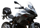 The Ventura EVO-12 Bike-Pack Kit for the BMW F 900 R, XR (2020) includes a black bike pack with an orange stripe, an Evo-Rack for secure motorcycle mounting, and L-brackets with screws.