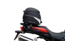 Image showing a Ventura EVO-12 bike-pack bag, metal Pack-Rack EVO-rack mounted on a BMW F 850 GS (19 - >) motorcycle, and an L-Bracket with screws labeled "Generic Image." Text: "EVO-12 Bike-Pack Kit.