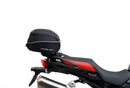 Image showing a Ventura EVO-12 bike-pack bag, metal Pack-Rack EVO-rack mounted on a BMW F 850 GS (19 - >) motorcycle, and an L-Bracket with screws labeled "Generic Image." Text: "EVO-12 Bike-Pack Kit.
