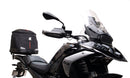 The Ventura Bike-Pack Kit for BMW R 1300 GS, Trophy, Triple, Tramuntana (24 - >) includes an EVO-12 pack, Evo-Rack top-box rack mounted on a motorcycle, and an L-Bracket image with screws. Each item is labeled below its image.