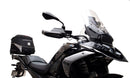 The Ventura Bike-Pack Kit for BMW R 1300 GS, Trophy, Triple, Tramuntana (24 - >) includes an EVO-12 pack, Evo-Rack top-box rack mounted on a motorcycle, and an L-Bracket image with screws. Each item is labeled below its image.