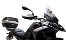 The Ventura Bike-Pack Kit for BMW R 1300 GS, Trophy, Triple, Tramuntana (24 - >) includes an EVO-12 pack, Evo-Rack top-box rack mounted on a motorcycle, and an L-Bracket image with screws. Each item is labeled below its image.