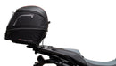 The Ventura Bike-Pack Kit for BMW R 1300 GS, Trophy, Triple, Tramuntana (24 - >) includes an EVO-12 pack, Evo-Rack top-box rack mounted on a motorcycle, and an L-Bracket image with screws. Each item is labeled below its image.