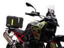 The Ventura EVO-12 Bike-Pack Kit for BMW F 900 GS, F 900 GS Trophy (24 - >) includes a black EVO-12 Pack, black Evo-Rack mounted on your bike, and an L-Bracket with screws. Items feature bold red tags and are Sport-Rack compatible.