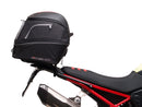 The Ventura EVO-12 Bike-Pack Kit for BMW F 900 GS, F 900 GS Trophy (24 - >) includes a black EVO-12 Pack, black Evo-Rack mounted on your bike, and an L-Bracket with screws. Items feature bold red tags and are Sport-Rack compatible.