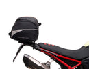 The Ventura EVO-12 Bike-Pack Kit for BMW F 900 GS, F 900 GS Trophy (24 - >) includes a black EVO-12 Pack, black Evo-Rack mounted on your bike, and an L-Bracket with screws. Items feature bold red tags and are Sport-Rack compatible.