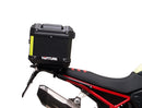 The Ventura EVO-12 Bike-Pack Kit for BMW F 900 GS, F 900 GS Trophy (24 - >) includes a black EVO-12 Pack, black Evo-Rack mounted on your bike, and an L-Bracket with screws. Items feature bold red tags and are Sport-Rack compatible.