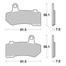 Brembo Prime Sinter Rear Brake Pads 07HD17SP