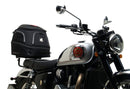 Image showing three components of the Ventura EVO-12 Bike-Pack Kit for BSA Goldstar 650 (22 – >): an EVO-12 black bag, EVO-Rack rear bike rack, and a generic L-Bracket image. Perfect for Adjustable Pack-Rack or Top-Box Rack setups.
