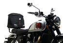 Image showing three components of the Ventura EVO-12 Bike-Pack Kit for BSA Goldstar 650 (22 – >): an EVO-12 black bag, EVO-Rack rear bike rack, and a generic L-Bracket image. Perfect for Adjustable Pack-Rack or Top-Box Rack setups.