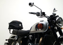 Image showing three components of the Ventura EVO-12 Bike-Pack Kit for BSA Goldstar 650 (22 – >): an EVO-12 black bag, EVO-Rack rear bike rack, and a generic L-Bracket image. Perfect for Adjustable Pack-Rack or Top-Box Rack setups.