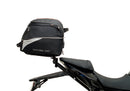 The CF Moto 650 NK (16 - >) display includes a Ventura EVO-12 pack, an EVO-Rack installed on a bike, and an image of the L-Bracket with screws labeled as standard, all designed to complement your Top-Box Rack system.
