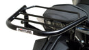The CF Moto 650 NK (16 - >) display includes a Ventura EVO-12 pack, an EVO-Rack installed on a bike, and an image of the L-Bracket with screws labeled as standard, all designed to complement your Top-Box Rack system.