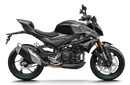 The Ventura EVO-12 Bike-Pack Kit for CF Moto 450 SR-S (24 ->) includes a black EVO-12 pack, Sport-Rack EVO-Rack (metal bike rack), and L-Bracket with screws; hardware is shown separately as a generic image.