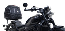 The Ventura CF Moto 450 CL-C (24 - >) Bike-Pack Kit includes a black zippered EVO-12 Pack, sturdy EVO-Rack, and L-Bracket pannier support for secure, organized motorcycle storage.