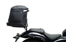 The Ventura CF Moto 450 CL-C (24 - >) Bike-Pack Kit includes a black zippered EVO-12 Pack, sturdy EVO-Rack, and L-Bracket pannier support for secure, organized motorcycle storage.