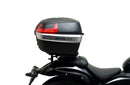 The Ventura CF Moto 450 CL-C (24 - >) Bike-Pack Kit includes a black zippered EVO-12 Pack, sturdy EVO-Rack, and L-Bracket pannier support for secure, organized motorcycle storage.