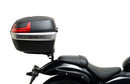 The Ventura CF Moto 450 CL-C (24 - >) Bike-Pack Kit includes a black zippered EVO-12 Pack, sturdy EVO-Rack, and L-Bracket pannier support for secure, organized motorcycle storage.