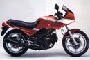 The EVO-12 Bike-Pack Kit by Ventura for the Cagiva 650 SS Alazura (1991) includes a sleek black EVO-12 pack with red accents, an Evo-Rack for optimal utility, and an L-bracket with screws. The image is labeled as generic for versatility.