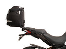 Image features the Ventura EVO-12 Bike-Pack Kit for Ducati 1200 Multistrada (15-18), with an EVO-12 pack, Adjustable Pack-Rack mounted on a bike, and a labeled image of the L-Bracket and hardware.