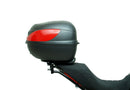 Image of Ventura Ducati Diavel 1260,1260S (20 - >) components. Top left: EVO-12 pack, a compact black bag with an orange stripe. Top right: Evo-Rack, a versatile bike top-box rack. Bottom: L-bracket set with screws in a generic image.