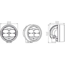 Denali D3 LED Fog Light - DataDim™ Technology - Single