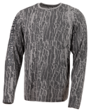 Xplorer T-shirt long sleeved unisex, Bark camo