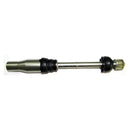A PROPELLER SHAFT FRONT OEM FITMENT HONDA from OEM HONDA PARTS is a metallic, cylindrical spray wand attachment typically used for pressure washers. Slim and elongated, it features connectors at both ends, with a slightly thicker nozzle at one end and a tapering tip at the opposite end. The background is white.