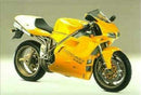 Image showing the Ventura EVO-12 Bike-Pack Kit for Ducati 748 SP, S, R (95-97): a black EVO-12 pack, an Evo-Rack mounted on a motorcycle, and a labeled generic image of a black L-Bracket with screws.