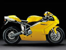 Showcase of the Ducati 749 Biposto (03-06) Bike-Pack Kit by Ventura, featuring a sleek black EVO-12 pack, an Adjustable Pack-Rack for ultimate flexibility, and L-brackets with screws.