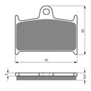 GOLDfren Brake Pads - S3 Sintered Sports