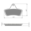 GOLDfren Brake Pads - K5 Off-Road Racing