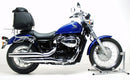 Image showing a Ventura EVO-12 Bike-Pack Kit for Honda VT 750 Shadow RS (12-15), featuring an EVO-12 pack, Evo-Rack Top-Box Rack, and L-Bracket with screws—all clearly labeled on a white background.