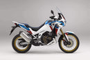 The Ventura EVO-12 Bike-Pack Kit for Honda CRF 1100 Africa Twin (20->) includes a black EVO-12 pack, Evo-Rack, and L-bracket with screws. Each item is labeled and displayed on a white background.